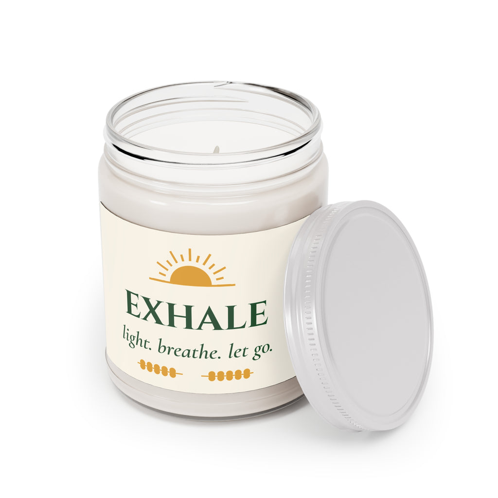 Exhale Soy Candle – Light, Breathe, Let Go Relaxation Candle