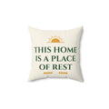 This Home Is a Place of Rest Decorative Pillow