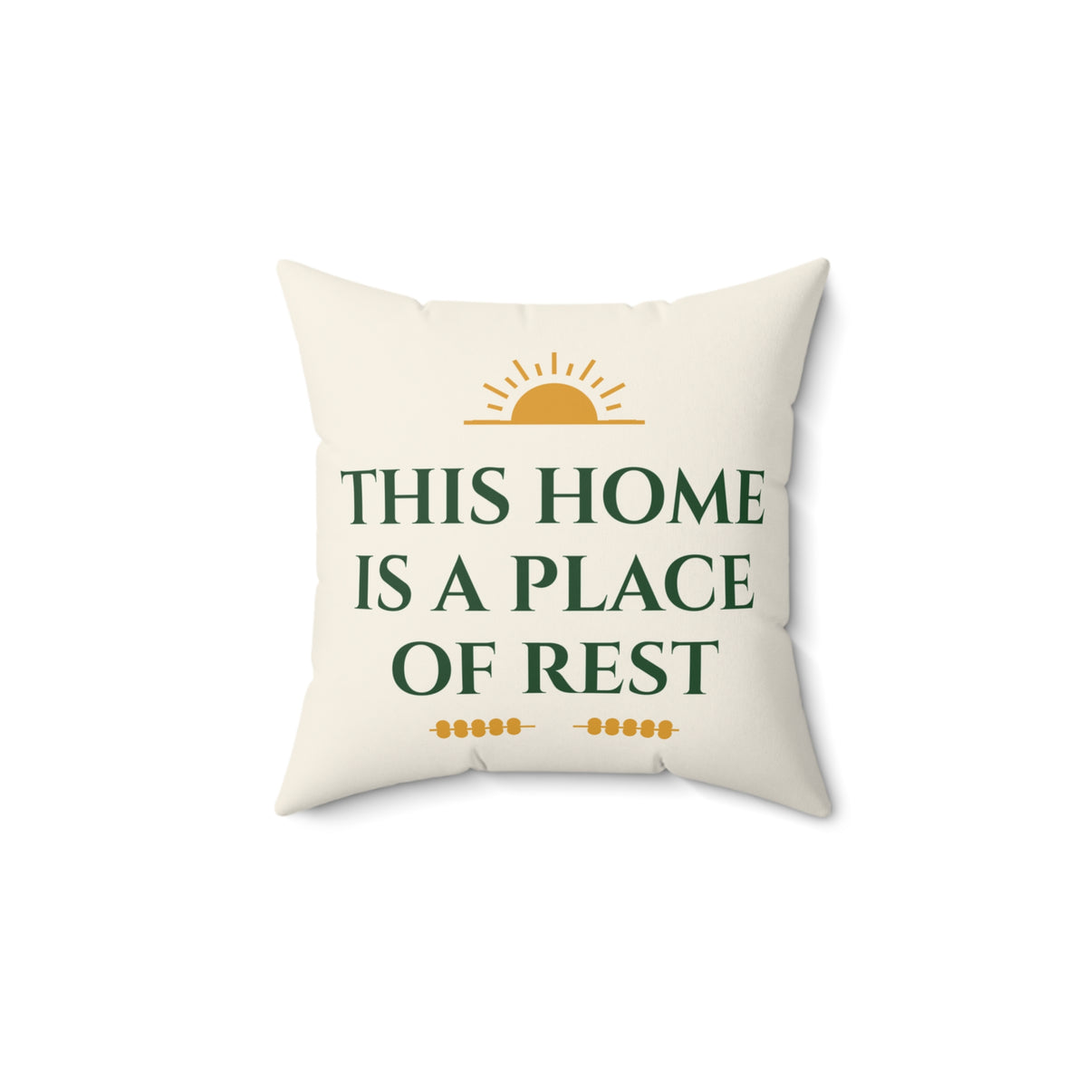 This Home Is a Place of Rest Decorative Pillow