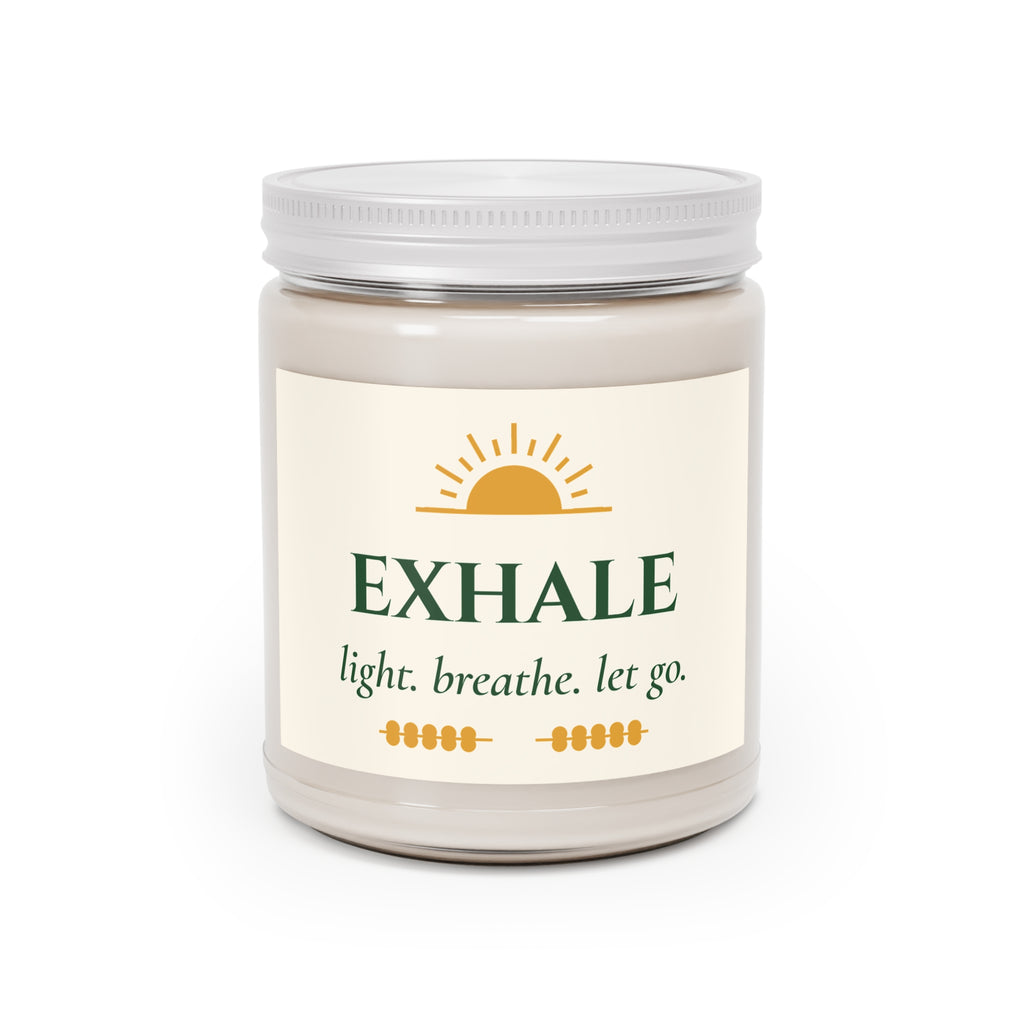 Exhale Soy Candle – Light, Breathe, Let Go Relaxation Candle