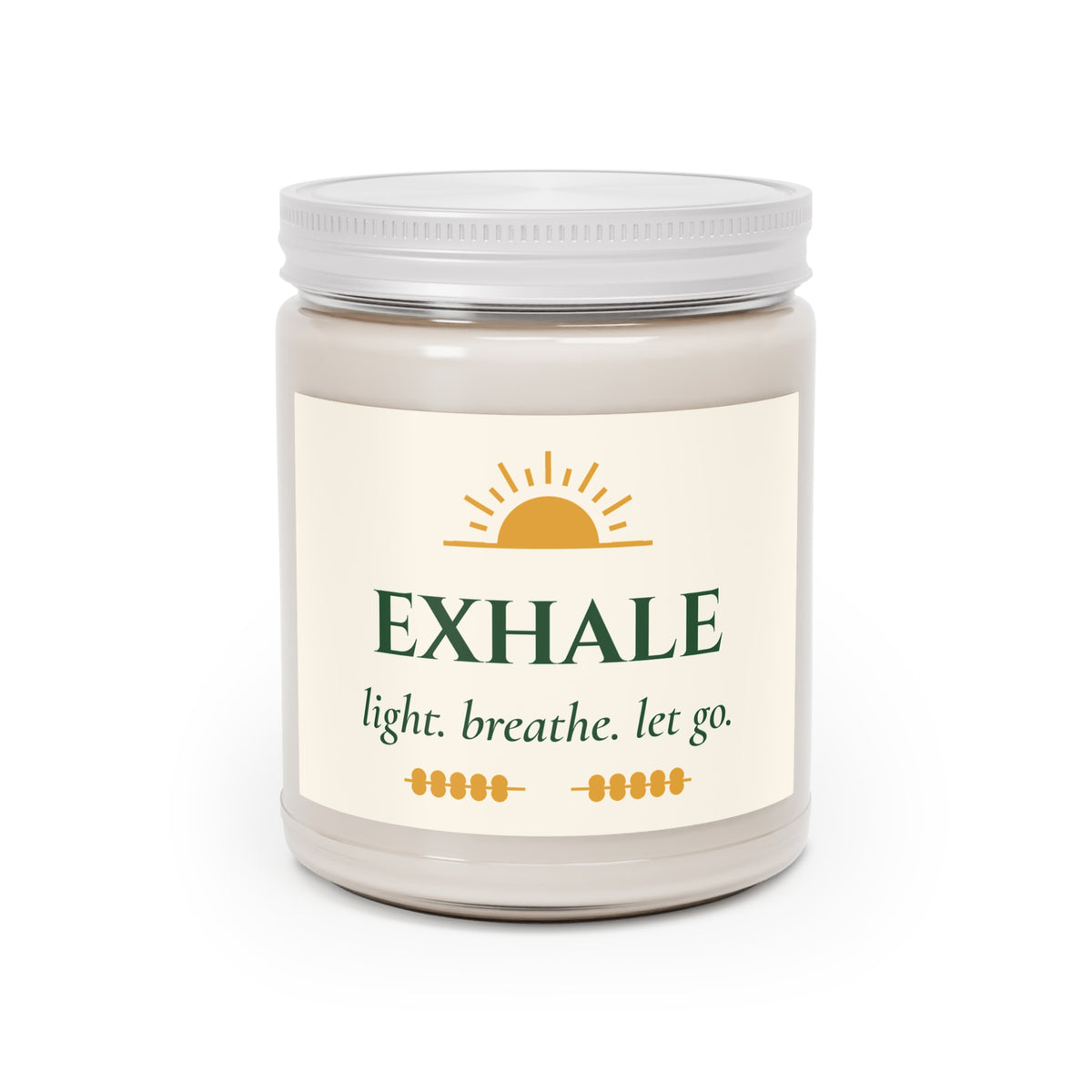 Exhale Soy Candle – Light, Breathe, Let Go Relaxation Candle