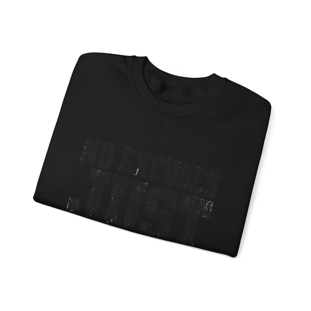 No Excuses, Just Results — Crewneck Sweatshirt - Rise and Restore