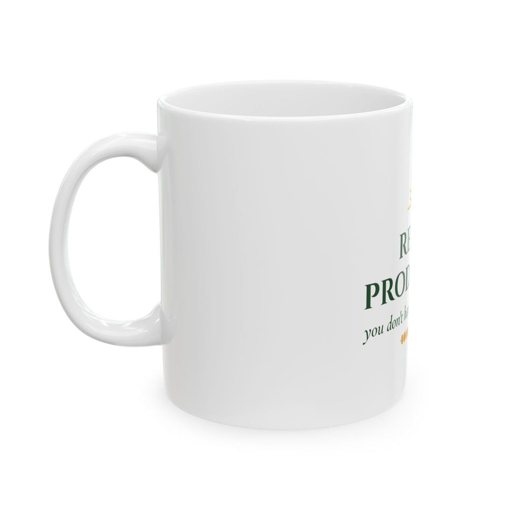 “Rest Is Productive” Motivational Ceramic Mug