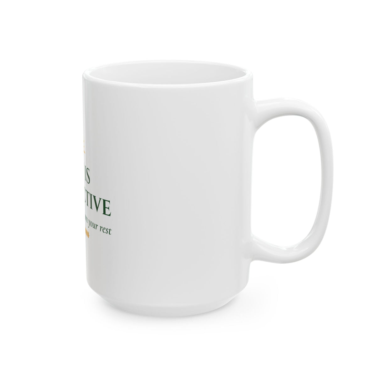 “Rest Is Productive” Motivational Ceramic Mug
