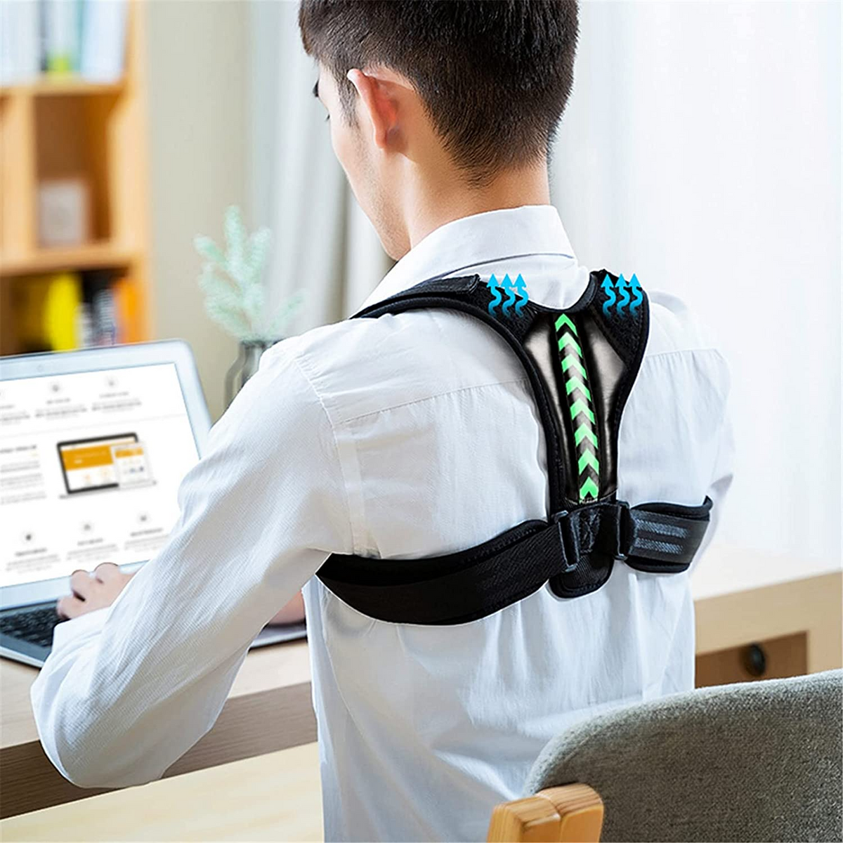 Adjustable Shoulder and Upper-Back Support