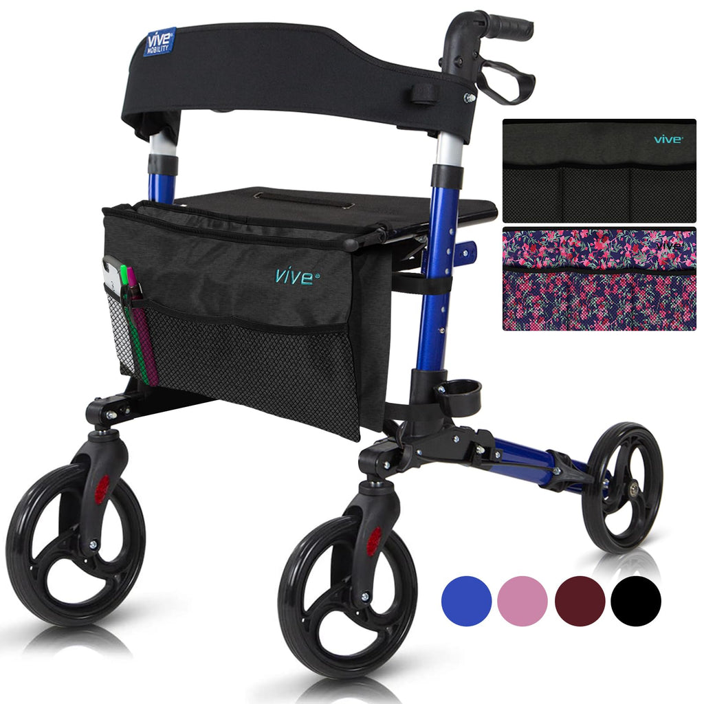 Vive Rollator Walker with Seat