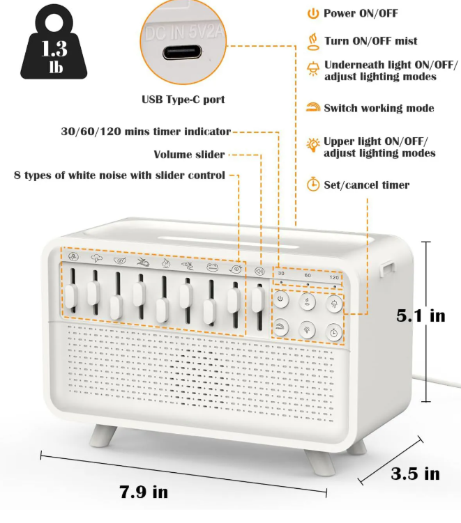 LED Sleep Humidifier