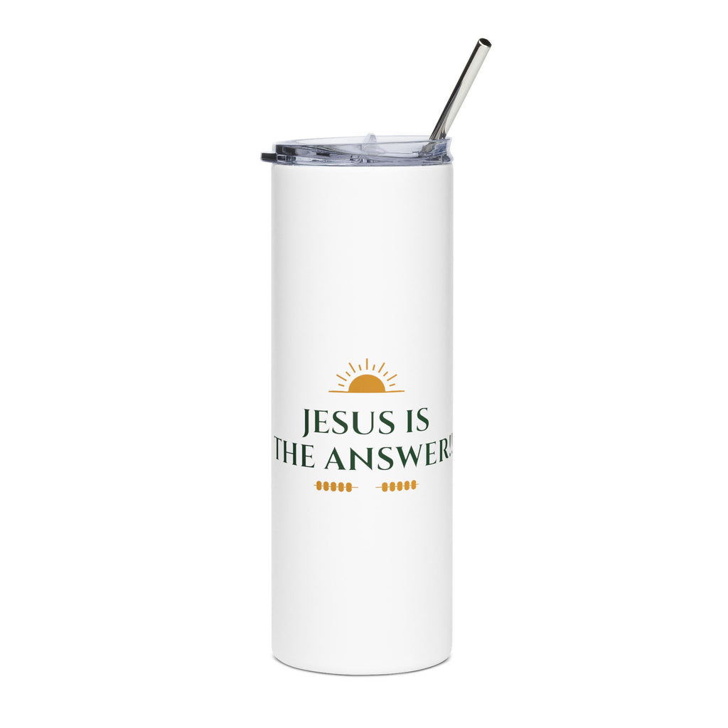 Jesus Is the Answer 20oz Stainless Steel Tumbler