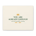 You Are Already Enough Inspirational Canvas Wall Art