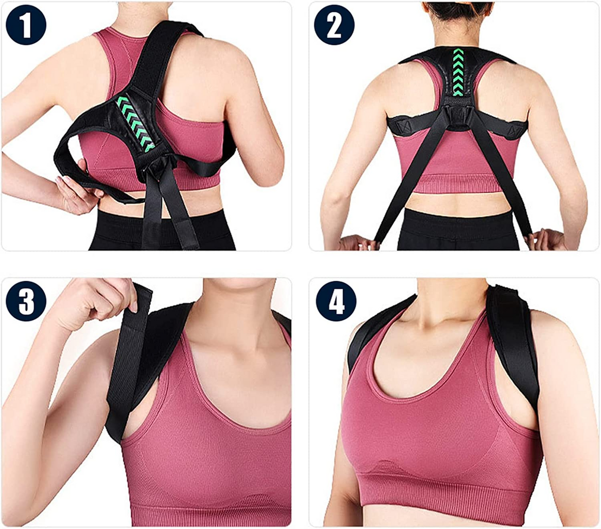 Adjustable Shoulder and Upper-Back Support