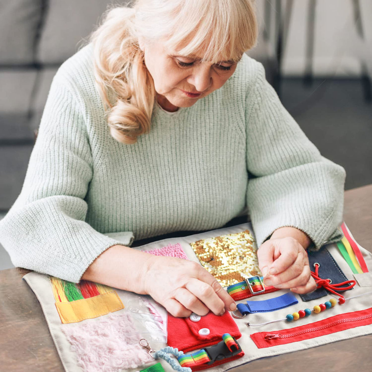 Sensory Activity Fidget Blanket